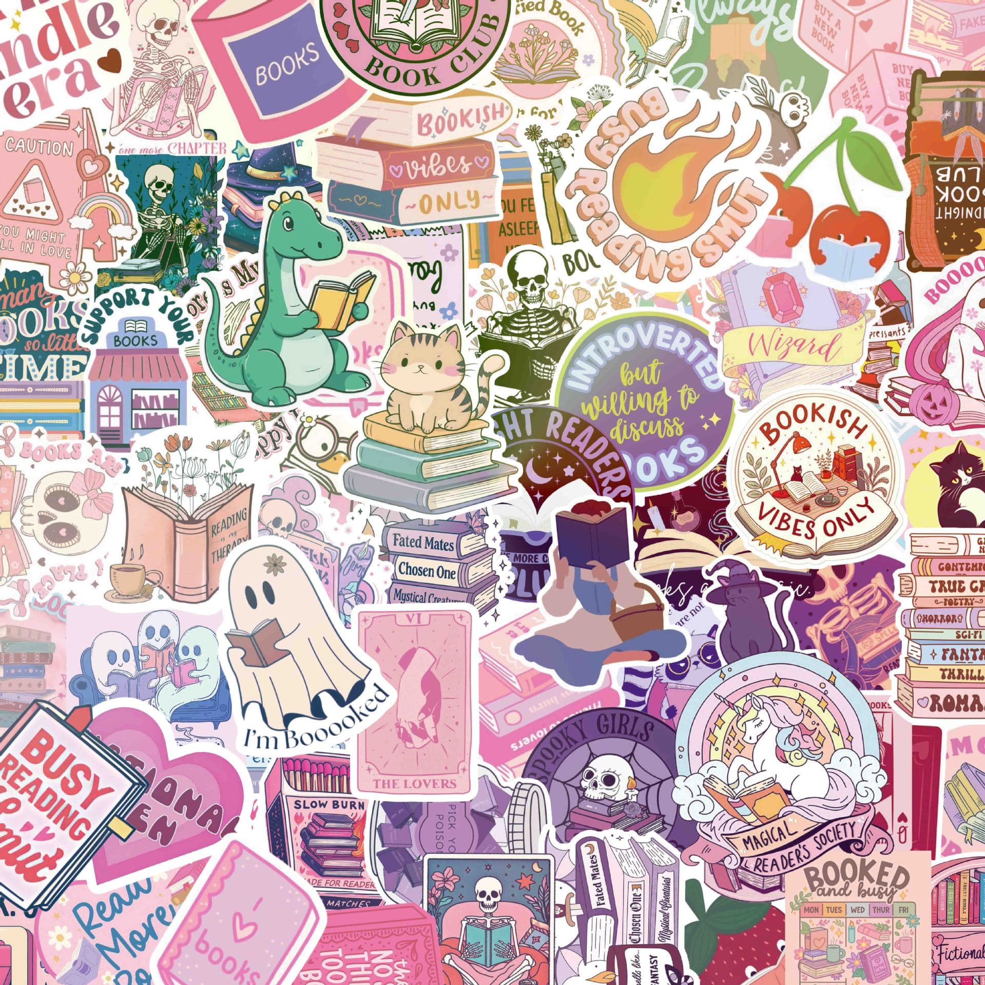 Factory Direct Cross-border Stickers, 100 Sheets Holographic Laser Reading Fun Stickers, Cup Decorative Stickers