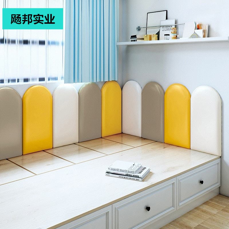 Self-Adhesive Fence Wainscoting Soft Padding, Safety Impact Protection Wall Pads, Background Wall, Children's Wall Stickers, Protection
