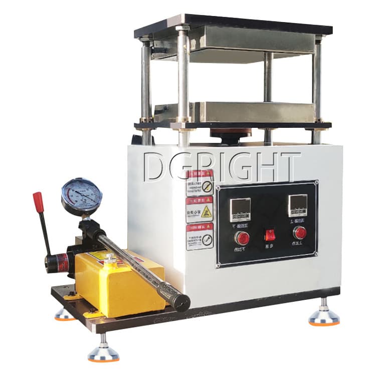 Manual Rubber Press, Laboratory Silicone Plate Hot Press, Small Hydraulic Vulcanizing Machine