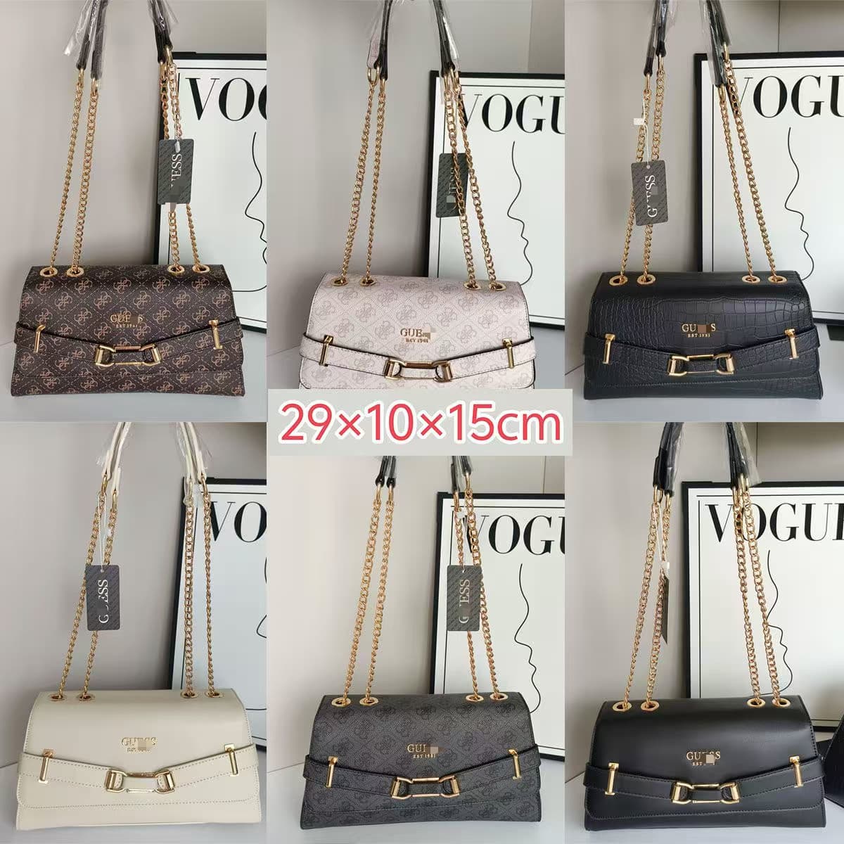 2025 new gs foreign trade European and American high quality new printed belt fashion decorative platinum chain portable shoulder