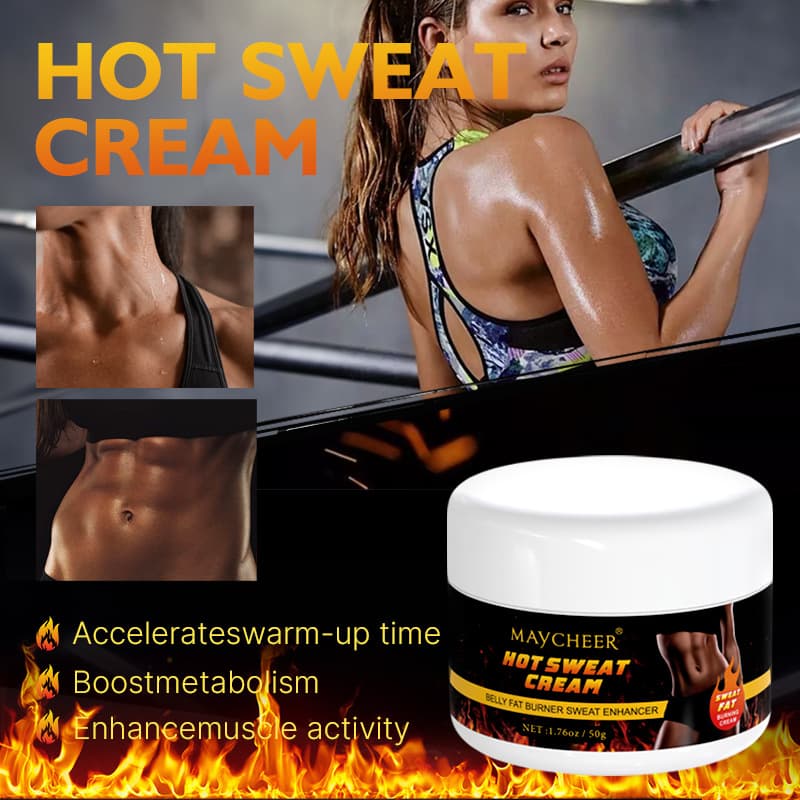 MAYCHEER sweat cream, available in English for cross-border e-commerce, helps you sweat during exercise, firms your skin, and maintains a plump figure.