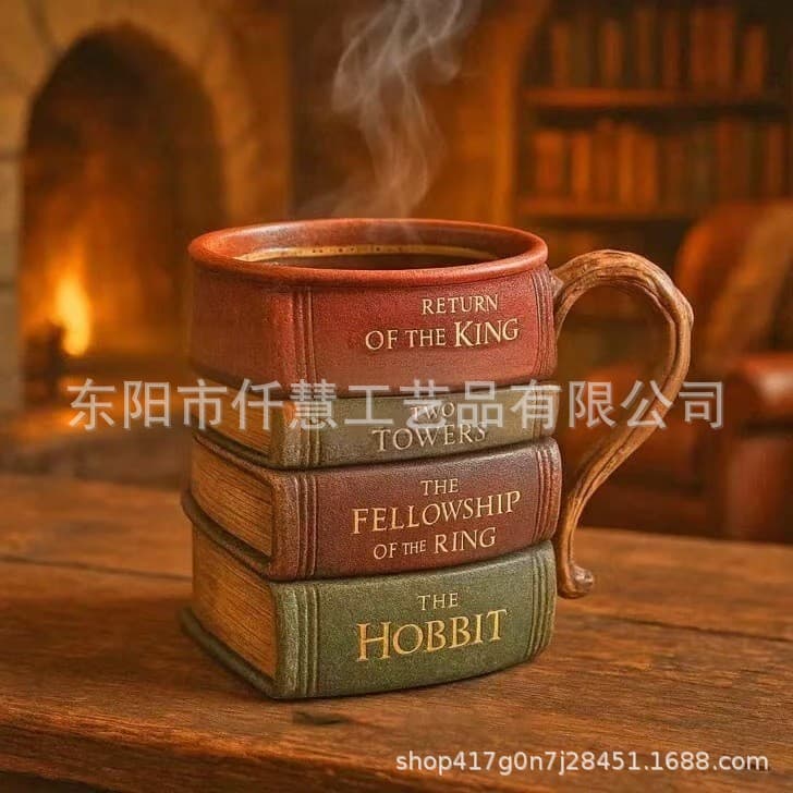 New Cross-Border Book Series Coffee Mugs - Book Series Coffee Cup Water Cup Mug Decoration