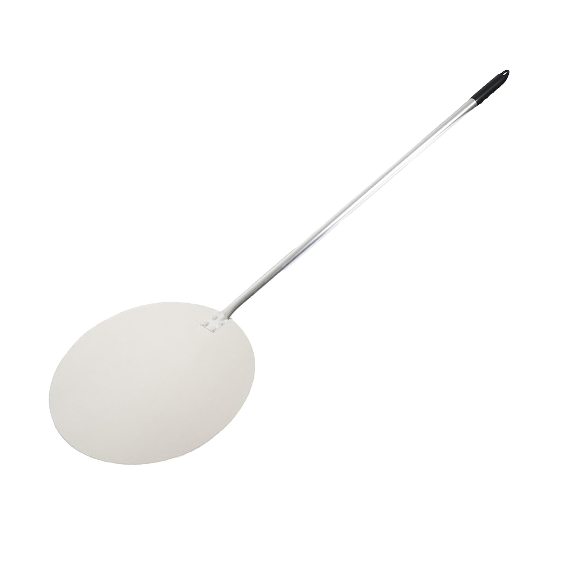 High-quality all-aluminum pizza spatula, 12-inch round pizza transfer spatula.