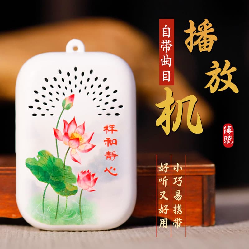 New Built-in 33 Classic Tracks Compact Player, Portable Singing Machine, Small Player for Elderly Singing
