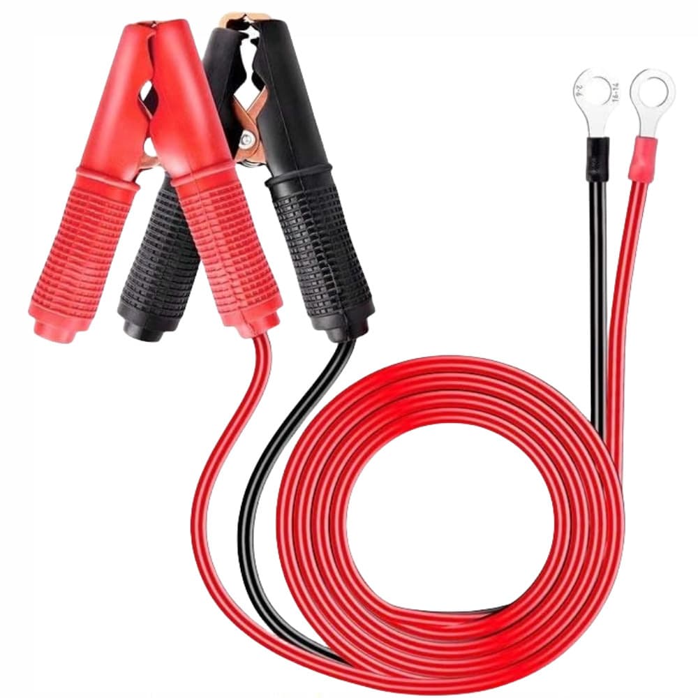 30A Alligator Clip Jump Starter Battery Cable Car Emergency Start Power Cord