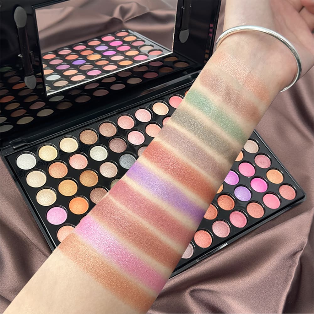 Cross-border EU/US Instagram Hot 88-Color Stage Makeup Eyeshadow Palette, Large Palette, Easy-to-Apply Colorful Eyeshadow, Multicolor for Makeup Artists