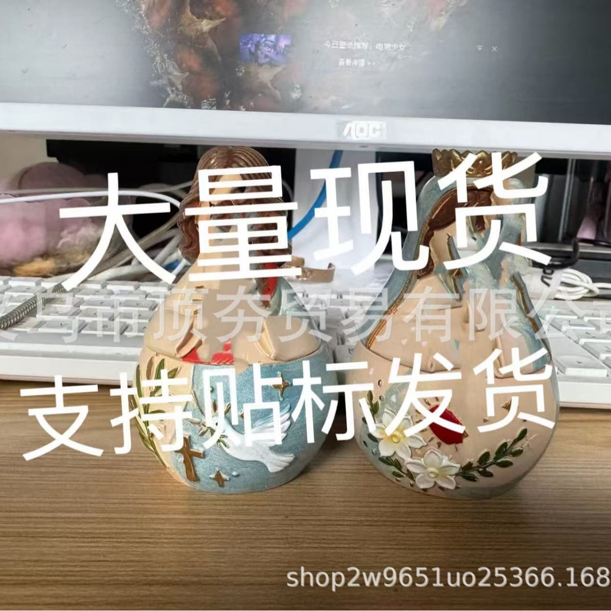 Cross-border new Handmade Fairies handmade fairy prayer box resin crafts creative gift ornaments