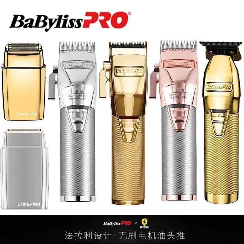 BaByliss Gold Oil Head Electric Hair Clipper High-End Salon Professional Barber Trimmer Gradient Electric Clipper