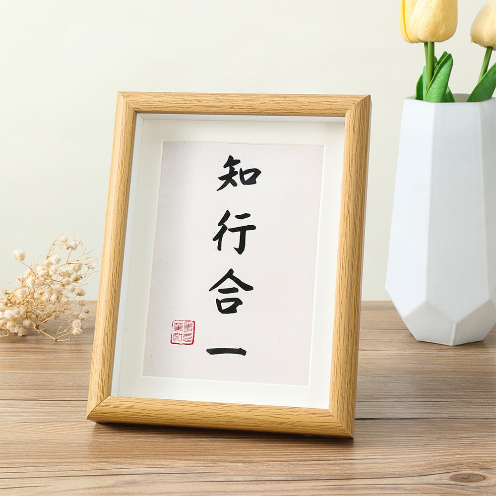Wooden Shadow Box 3D Photo Frame Stand Wholesale 5x6x7x8 Inch A4 Portrait Frame Wall-mounted Calligraphy Painting Dried Flower Frame