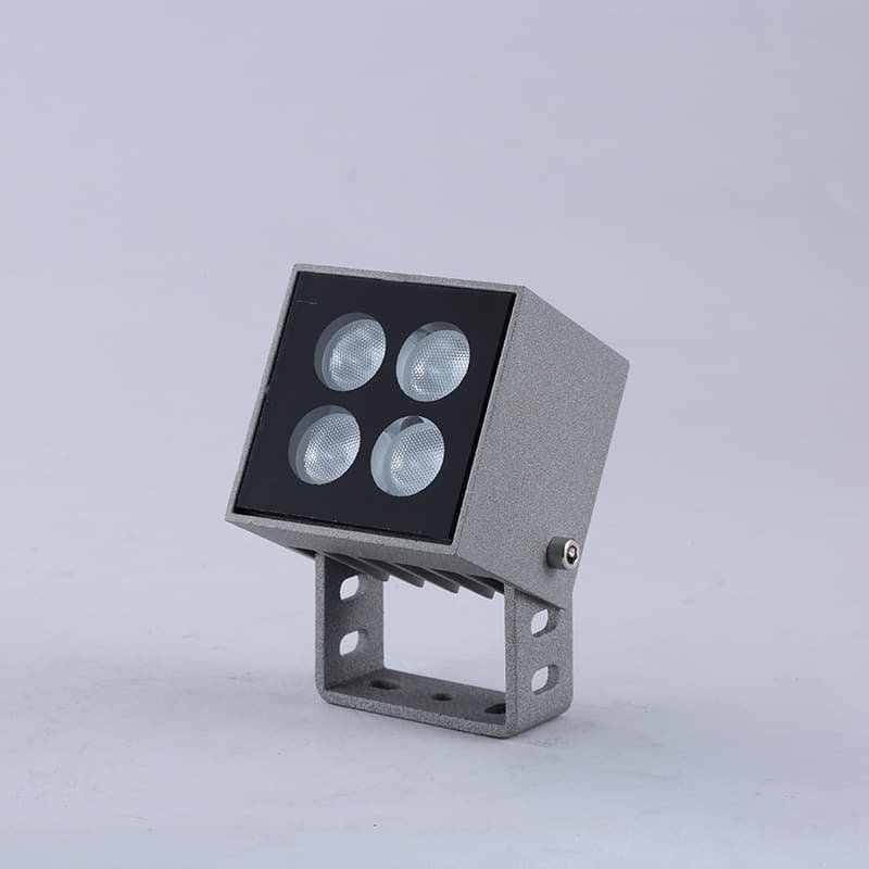Manufacturer Direct Supply Custom Mold Waterproof Die-Cast Aluminum Housing Kit Wholesale Rear Drive Magic Cube Floodlight Medium Size 65*65