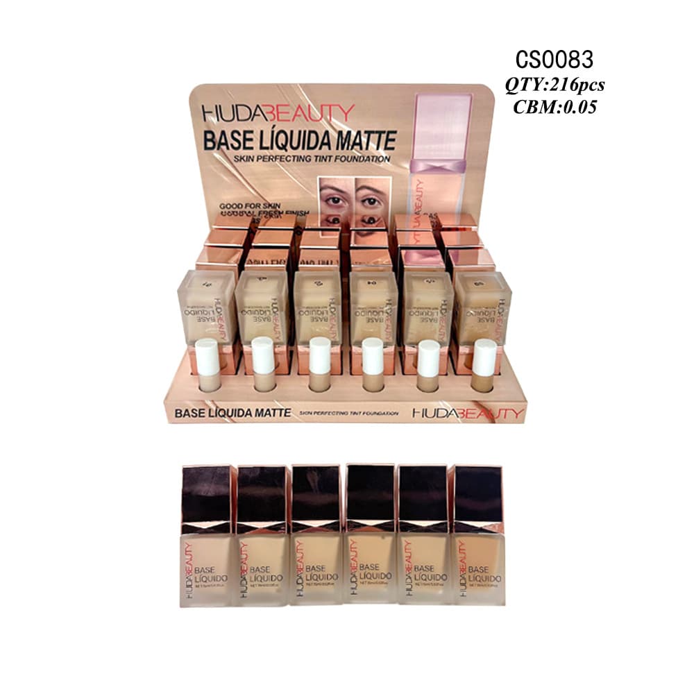 HUDA Beauty Foundation Concealer Lightweight Brightening Natural Finish Long-lasting Waterproof
