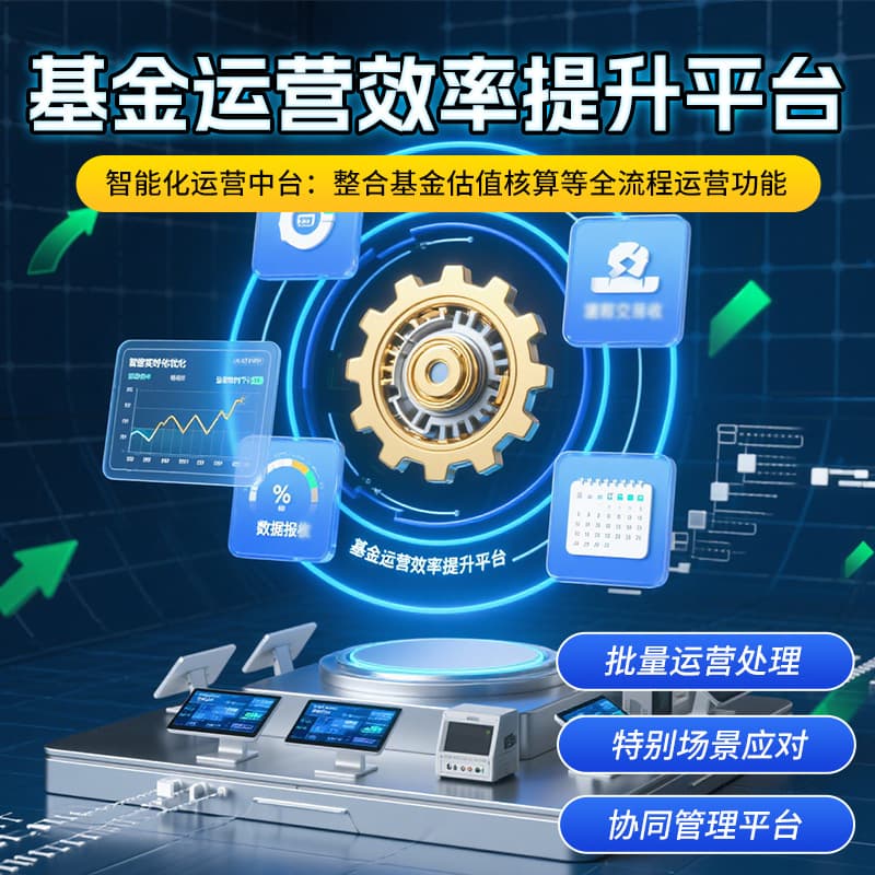 Fund Operation Efficiency Enhancement Platform Intelligent Middle Platform Collaborative Management Batch Processing Smart and Efficient
