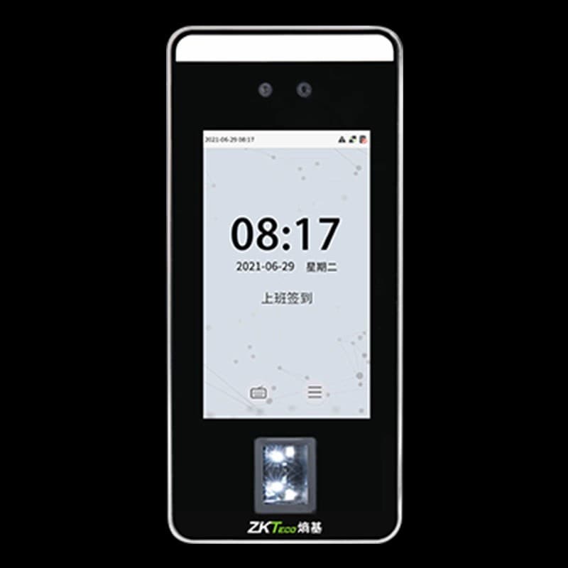 Entropy Technology Xface600 dynamic face fingerprint recognition time and attendance machine access control and attendance all-in-one machine (with built-in WI