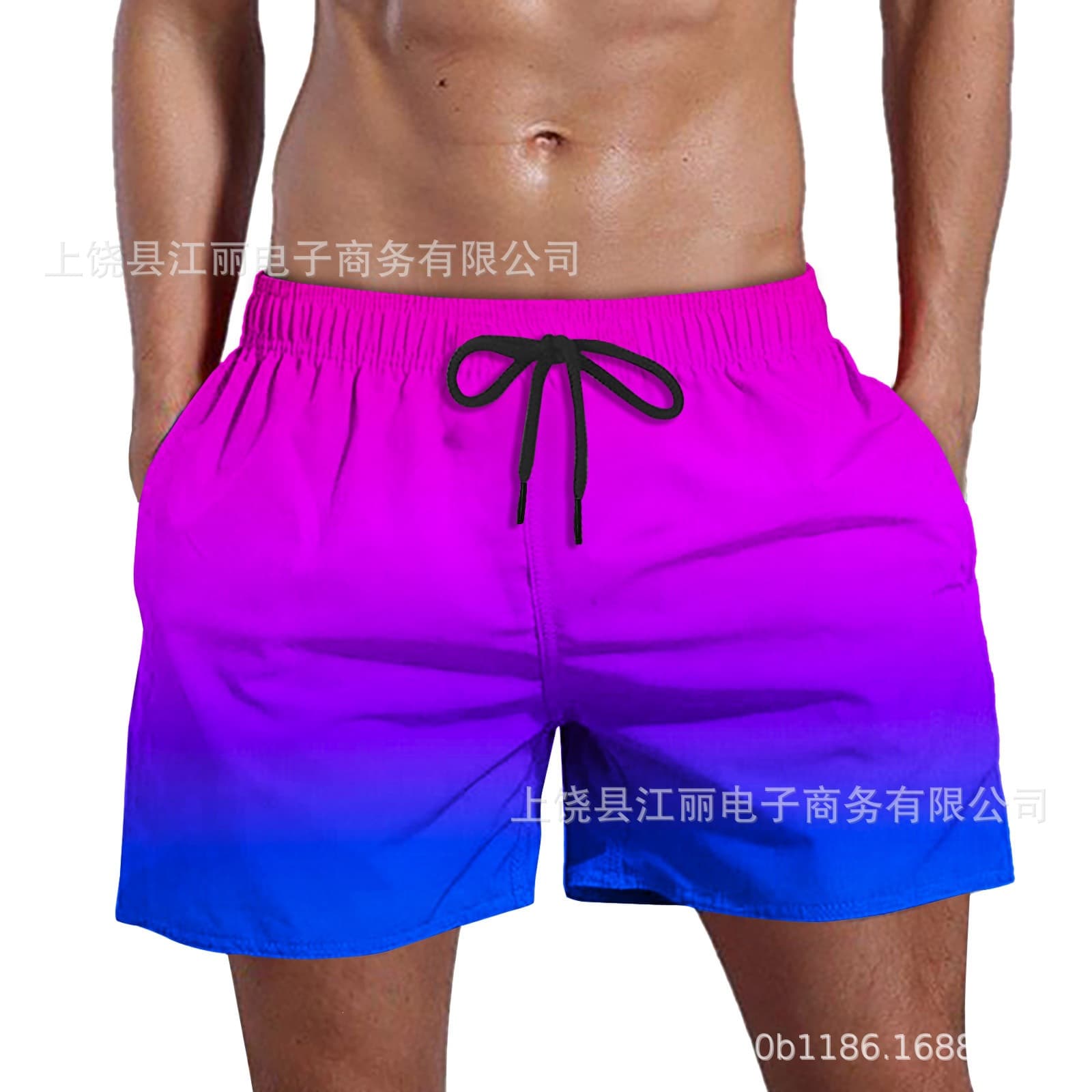 Men's Beach Shorts Cross-Border Casual Loose-Fit European and American Style