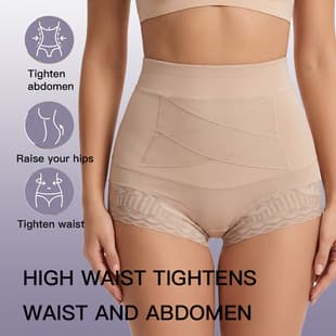 Cross-border High-waist Postpartum Tummy Control Shapewear Panties Seamless Slimming Belly Lifting Butt Shaping Body Shaper Pants for Women