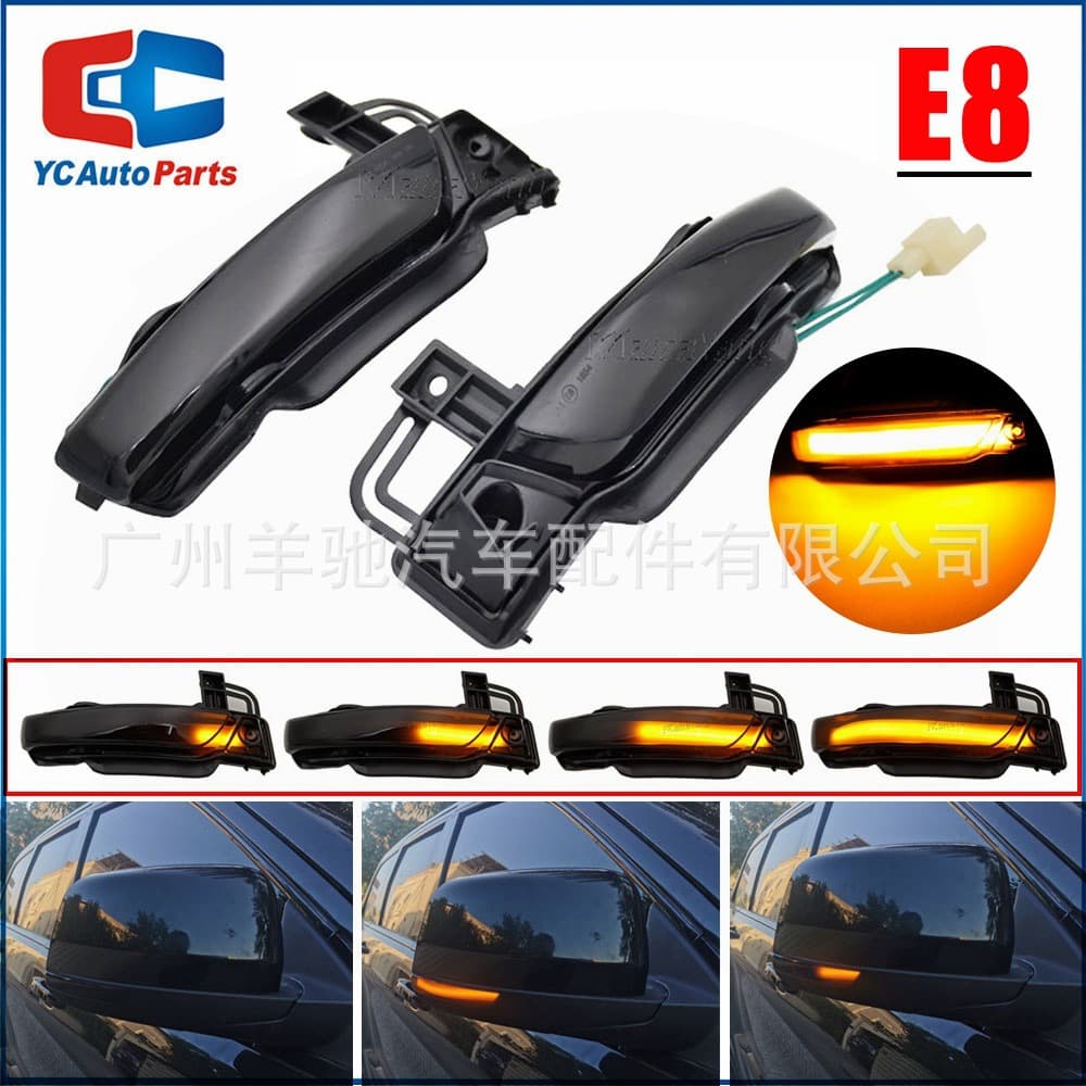 Suitable for Jeep Grand Cherokee 11-20 models reversing mirror water light LED rearview mirror turn signal light modification