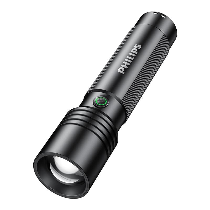 Philips Flashlight Zoom Ultra-Bright Type-C Rechargeable Compact Outdoor Camping Light Emergency SFL2146
