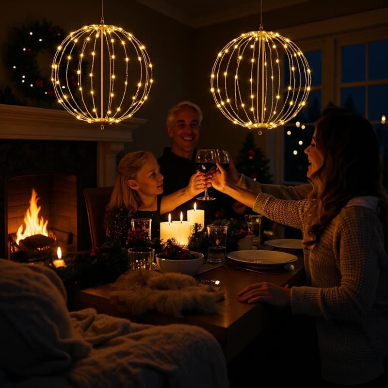 Vintage LED Solar Rattan Ball Christmas Easter Garden Decorative Light Round Lantern Light Glowing Ball