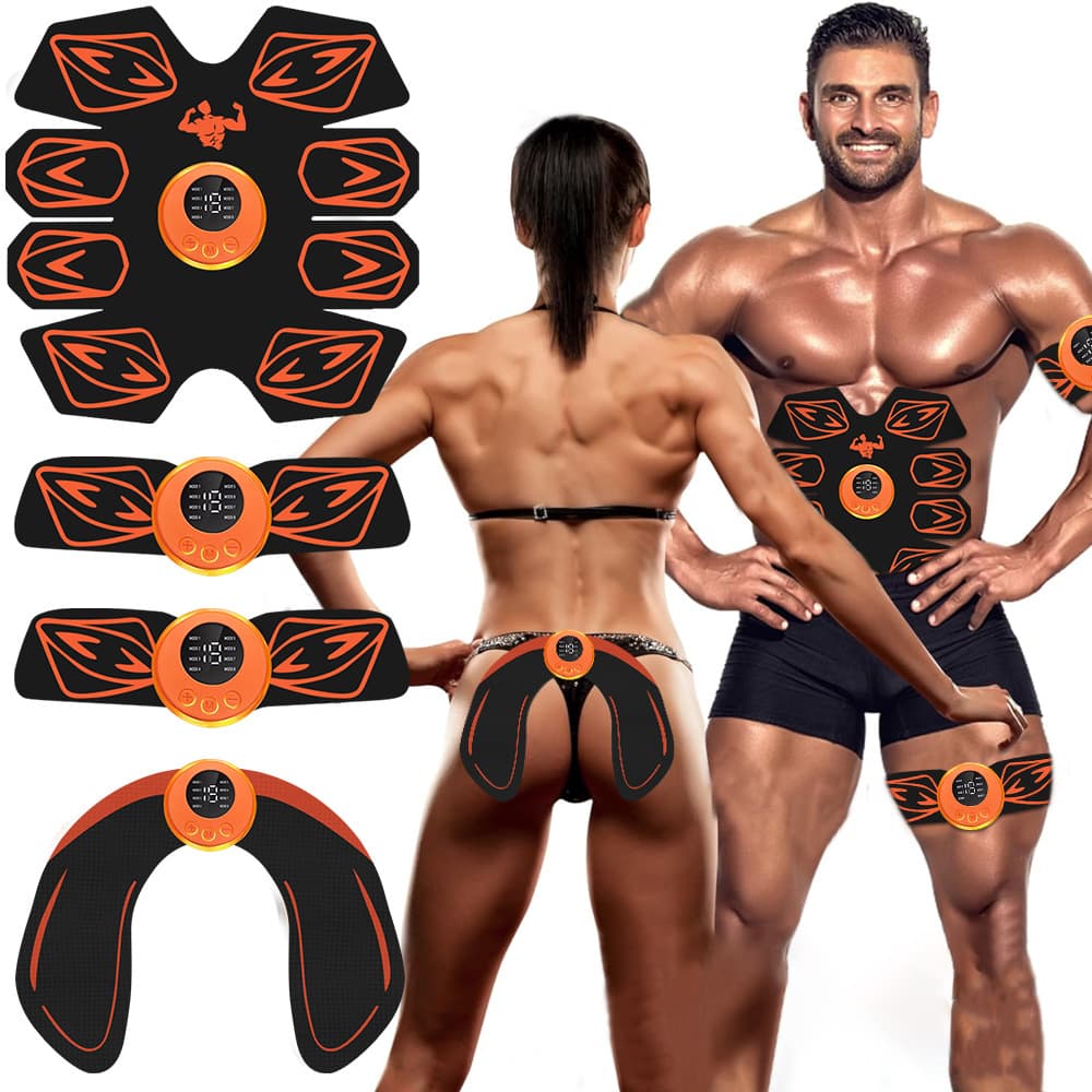 Smart EMS Abdominal Trainer 8-Pack Abs Muscle Stimulator Home Use Fat Burning Device Fitness Equipment Ab Belt