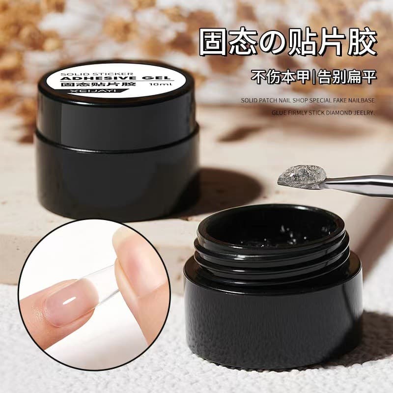 New Solid Nail Patch Gel, Non-Flowing Gel, Gentle on Nails