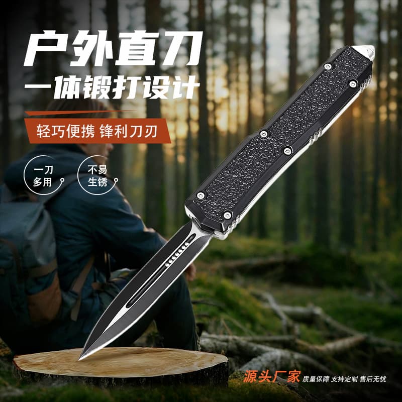 Quick-Open Folding Knife Outdoor Camping Tactical Folding Knife Portable Sharp Camping Survival Source Factory Large Quantity Competitive Price