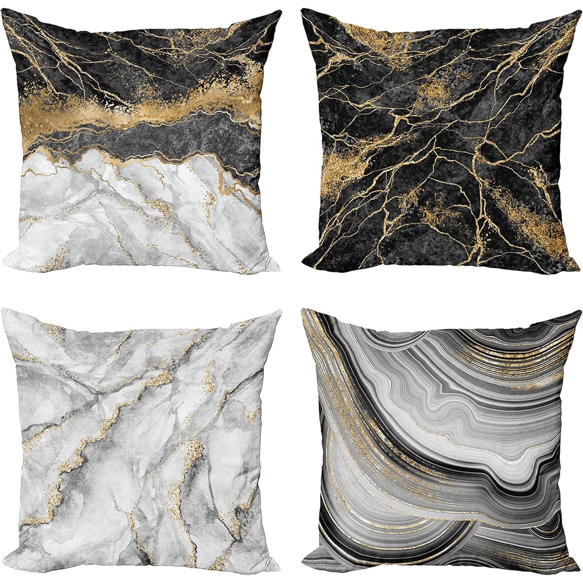 Cross-border hot selling marble pillowcase decorative pillowcase super soft pillowcase factory direct sale