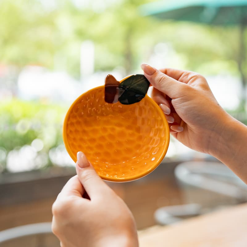 Ceramic Creative Fruit & Vegetable Dip Dish, Seasoning Bowl, Snack Plate, Soy Sauce Dish, Vinegar Dish, Minimalist Style Tableware