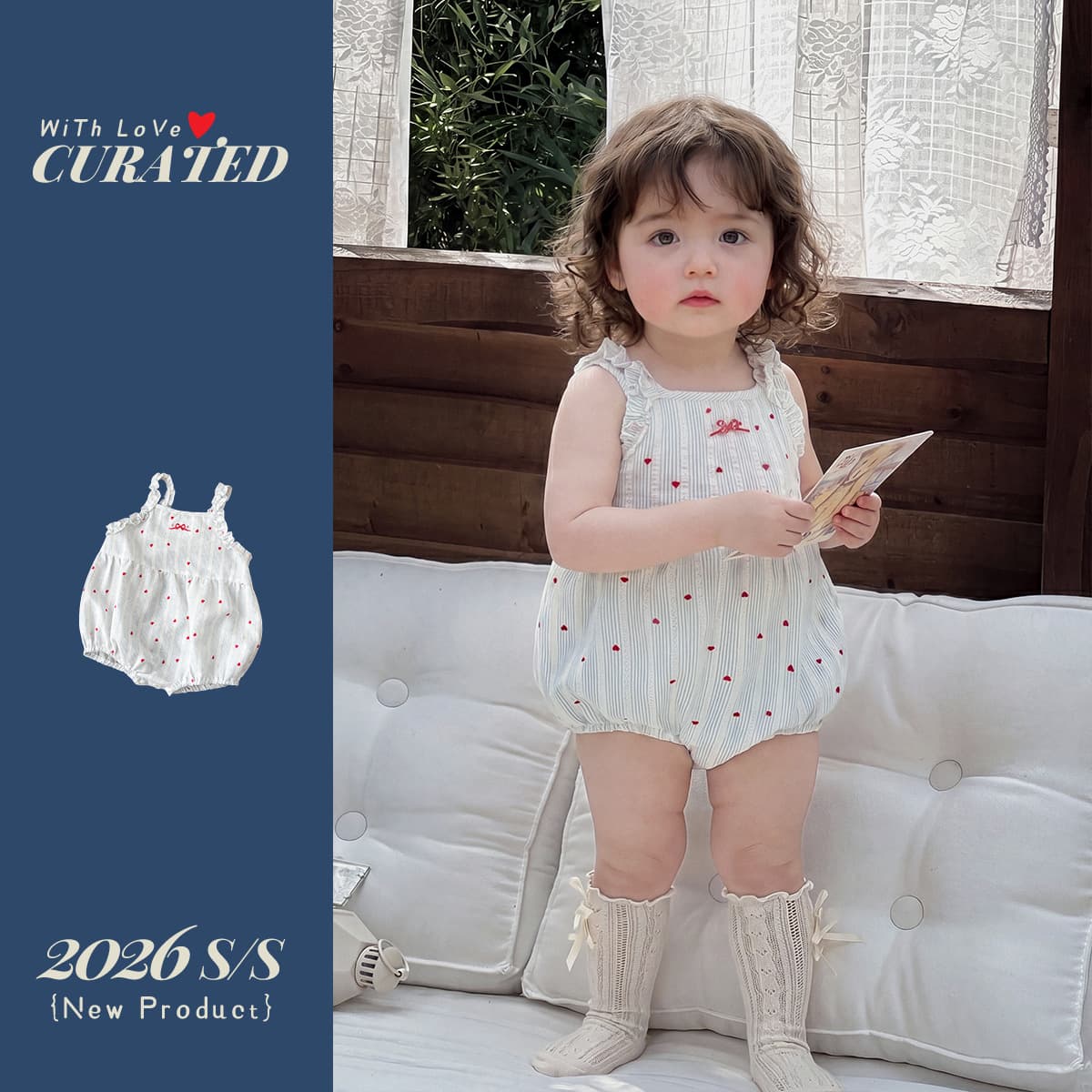 Baby girl summer clothes suspender belt little girl love embroidered triangle bag fart clothes girl summer baby clothes