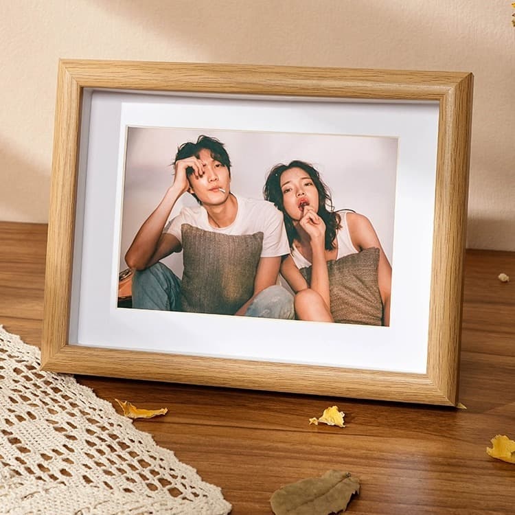 Hollow Solid Wood 3D Graduation Photo Frame Stand Wholesale 6 7 8 Inch Photo Frame Wall Hanging Glass Print Photos