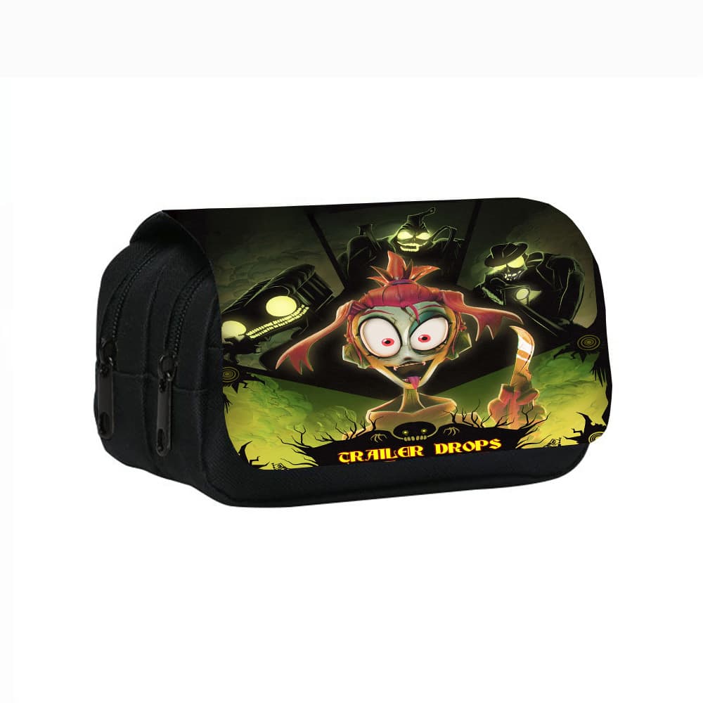Wholesale Gaslight District printed double-layer pencil bag The Gaslight District student stationery bag