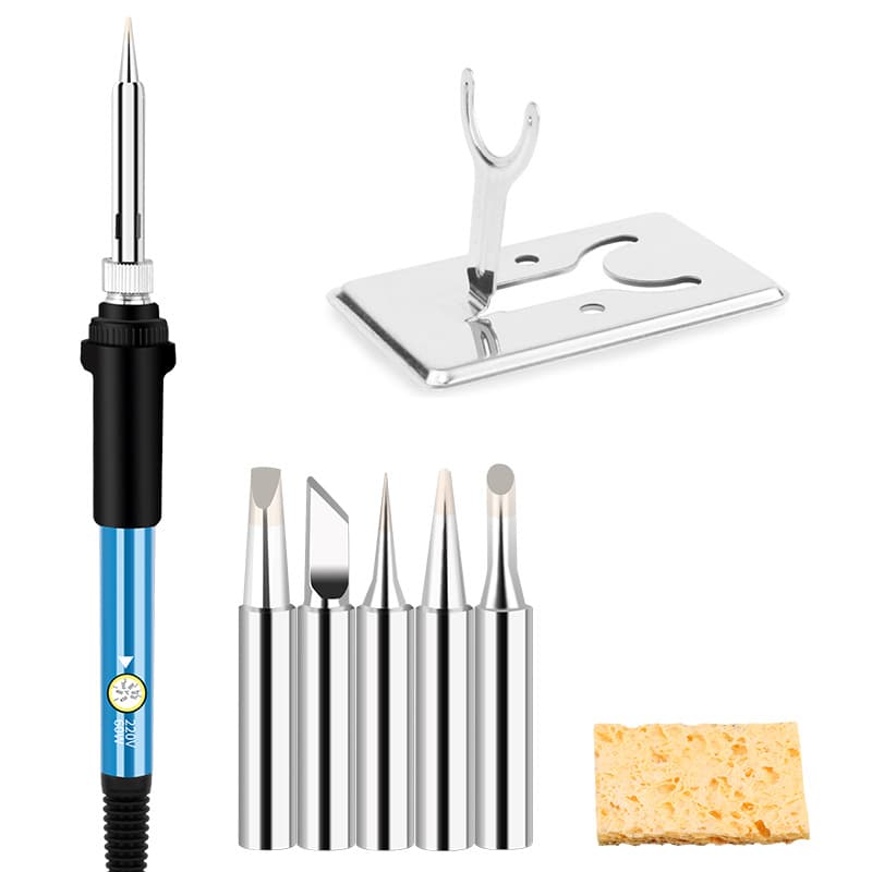 Cross-border Supply 806 Internal Heating Adjustable Temperature Soldering Iron 8-Piece Set, US Standard 110V 936 Constant Temperature 60W Soldering Iron
