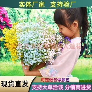 4-Branch 108-Head Simulation Baby's Breath Plastic Flower Craft Flower Material Aromatherapy Bouquet Fake Flowers