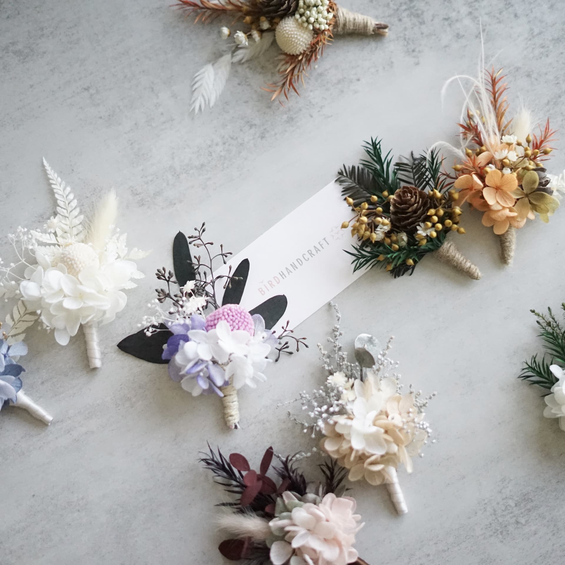 Amazon Mini Dried Flowers Small Bouquet Exquisite Fresh DIY Souvenir Gifts Eternal Flowers Finished Dyed Dried Flowers
