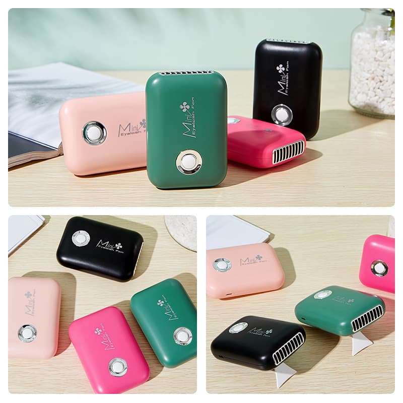 Special mini fan for eyelashes grafting eyelash hair dryer usb cartoon charging blow dryer eyelash planting tool
