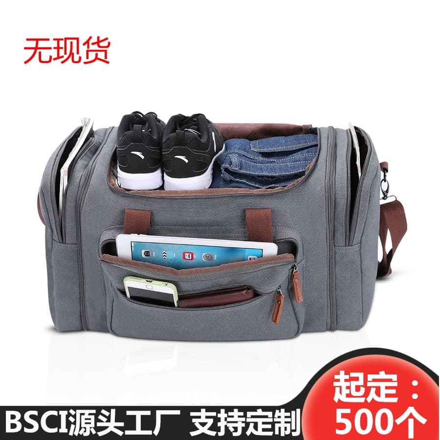 Internet celebrity folding luggage bag, large capacity, trolley storage bag, portable lightweight travel storage bag