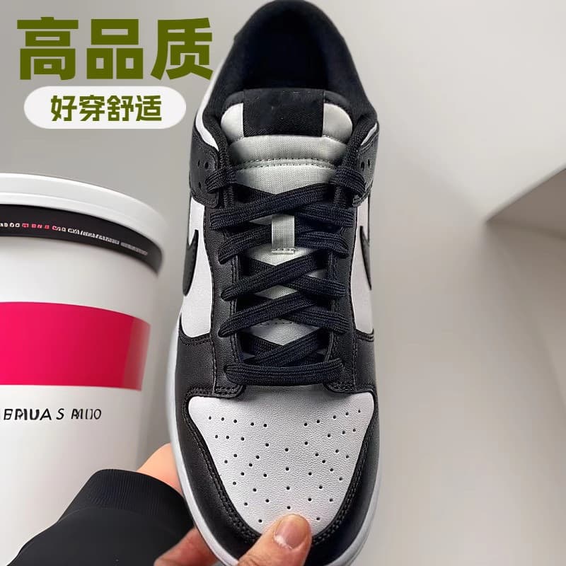 Putian Shoes Original Black and White Panda Sneakers Men's and Women's Shoes Soft Sole Spring Summer