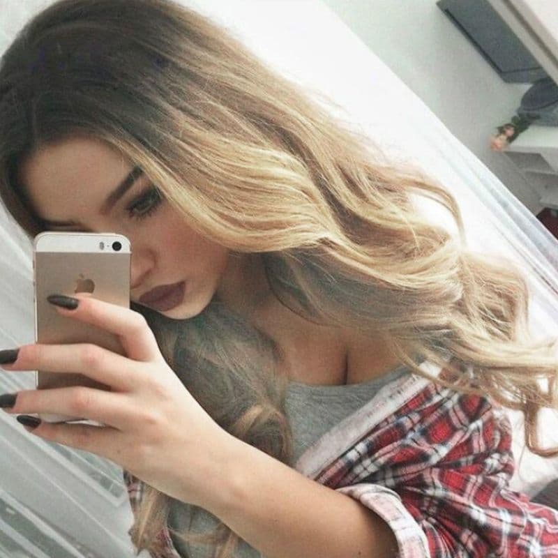 Amazon Export to Europe and America Long Curly Hair Gradient Full Wig Stable Supply In-Stock Ready to Ship Factory Wholesale