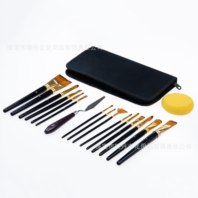 Cross-border Oil Painting Brush Watercolor Gouache Brush Set Children's Painting Nylon Brush Art Supplies Wholesale