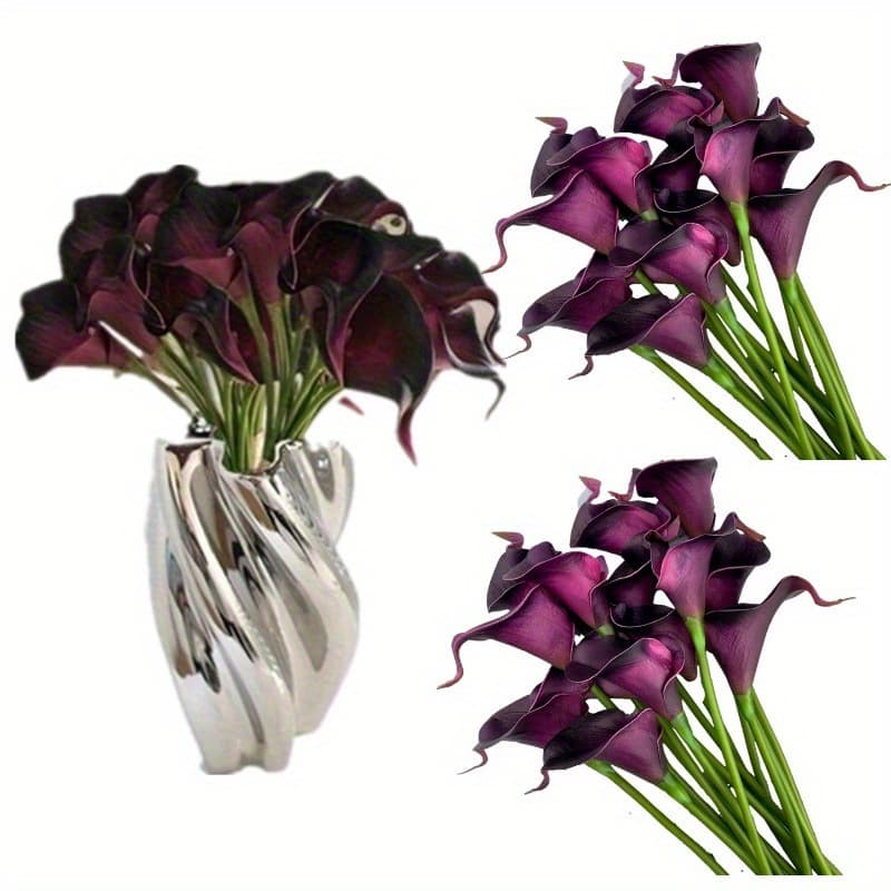 Cross-border popular PU calla lily mini calla lily high simulation realistic calla lily feel calla lily simulation flower