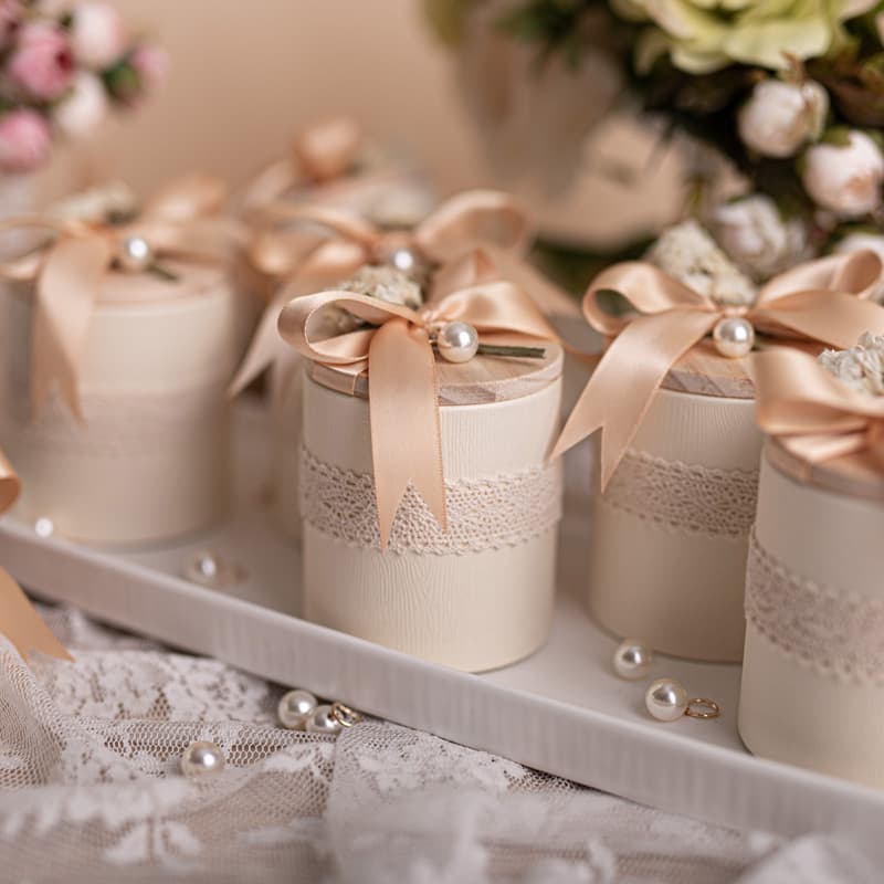 Ailos Wedding Candy Box Requires Assembly, High-End Ins Style Wedding Candy Wooden Box