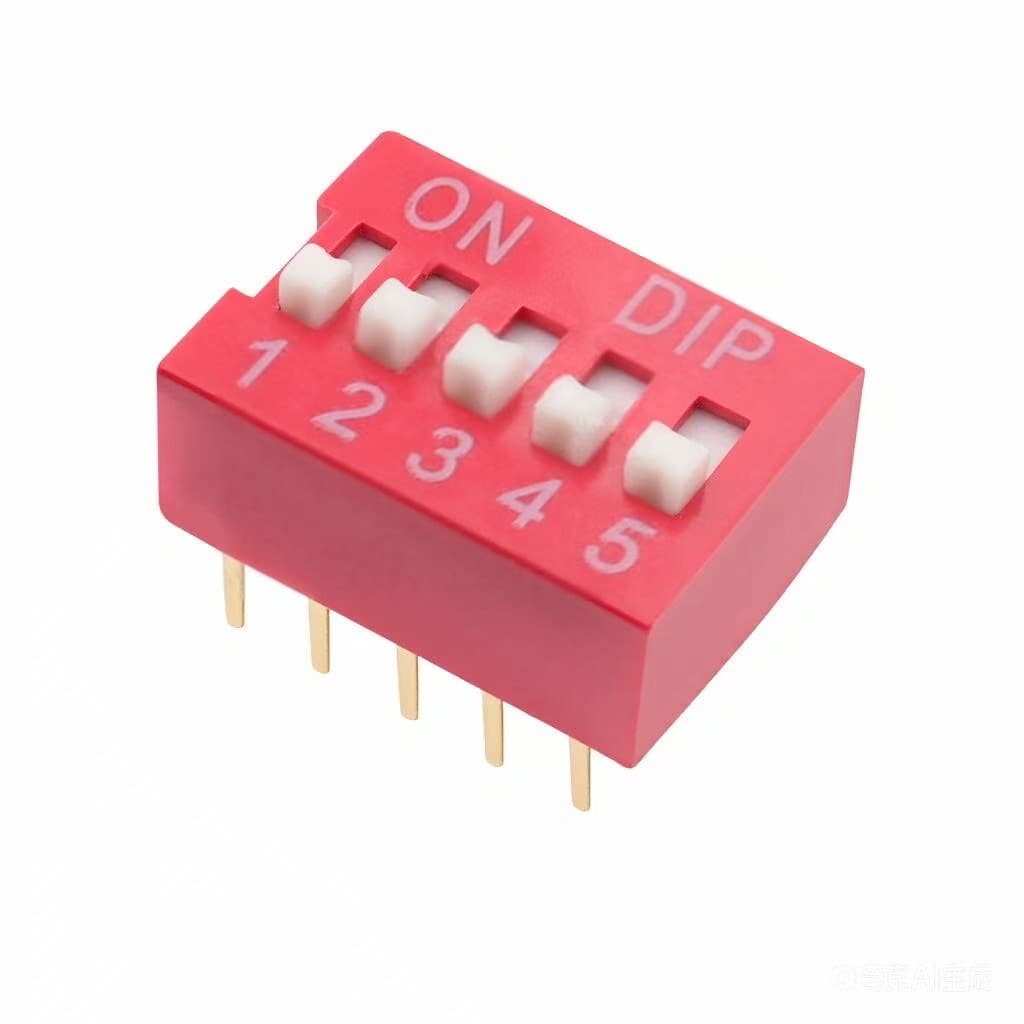 2.54 Pin 5-bit DIP Switch 5-bit 2.54MM DIP Pin 5P Code Switch