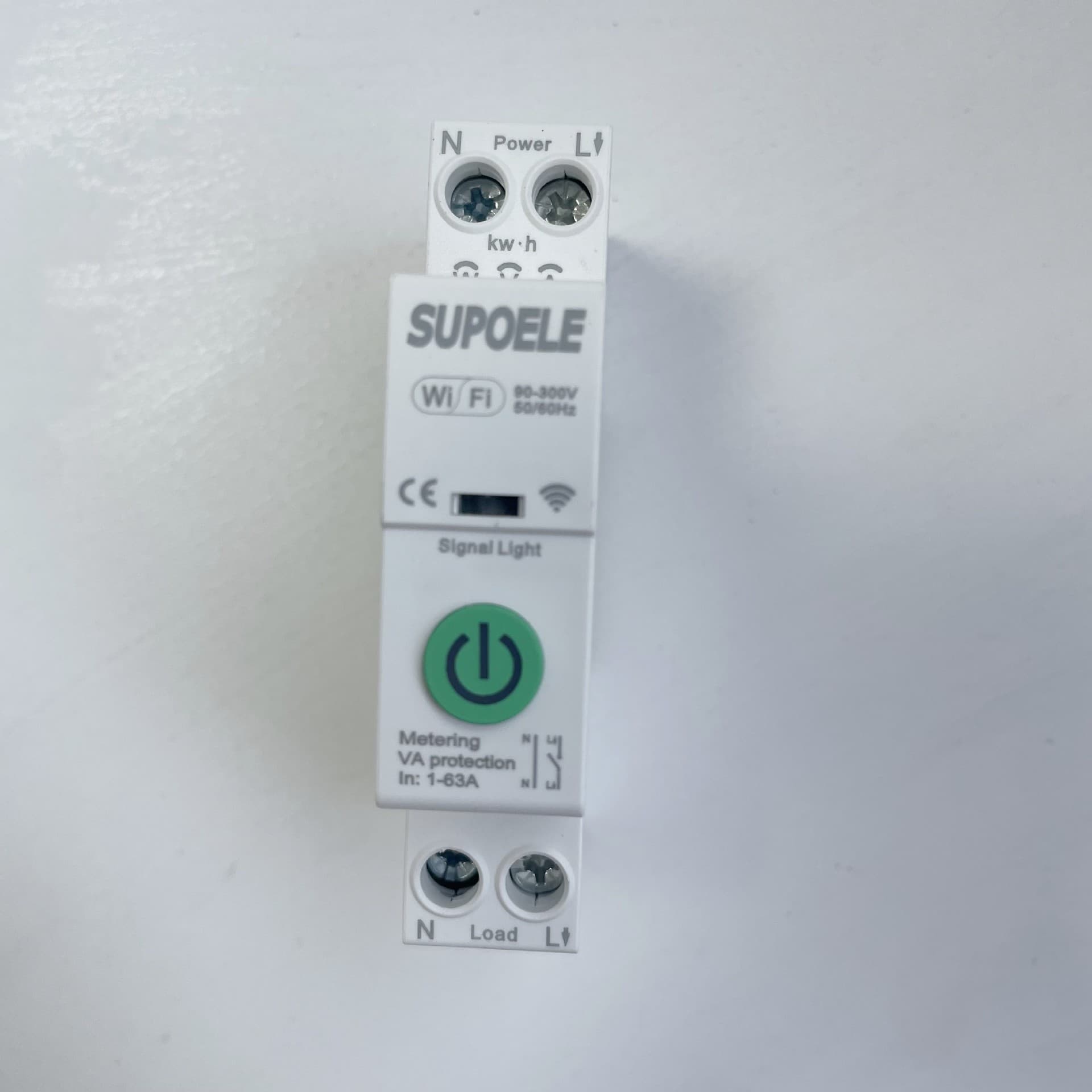 Tuya WiFi Smart Switch 40A Wireless Circuit Breaker with Mobile Remote Voice Control Timer and Energy Monitoring