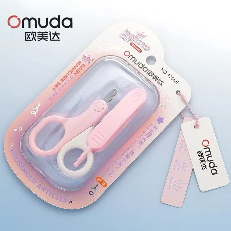 Omuda Baby Nail Clipper Set - Manicure Nail Scissors and Trimmer Tool for Kids