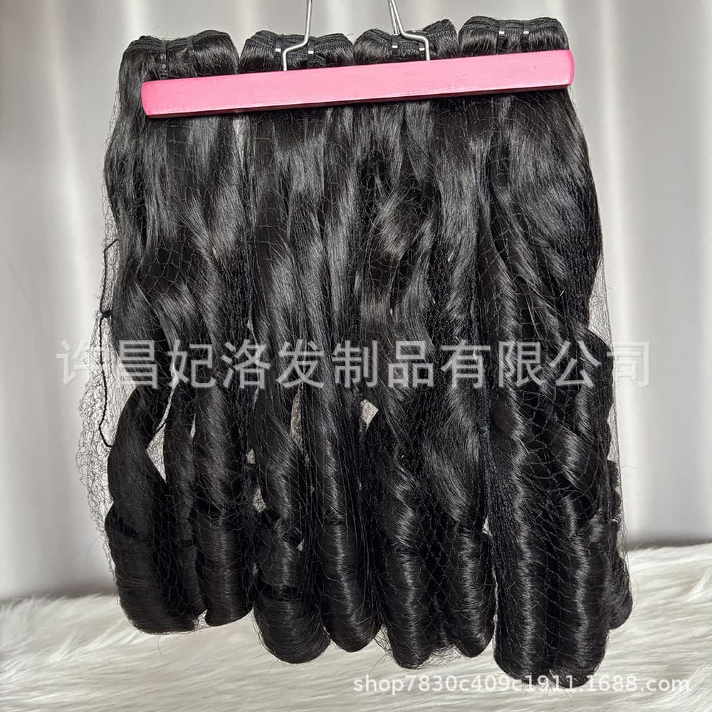 Top Grade 14A Bouncy Curls Chinese Human Hair Bundles 100g