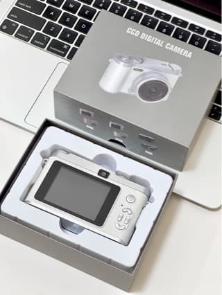 Selfie digital compact camera, celebrity-endorsed dual-lens HD camera, student-friendly campus portrait camera, 4K HD.