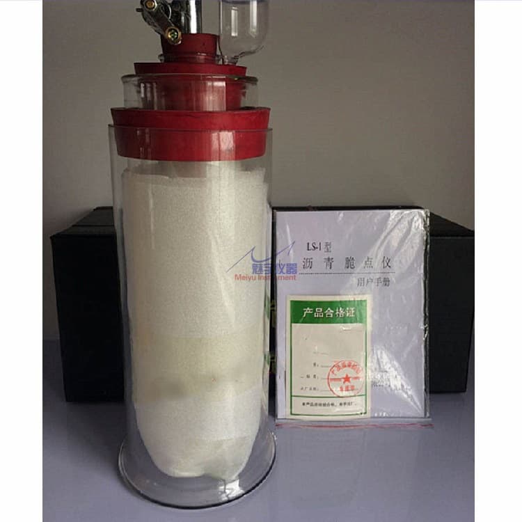 LS-1 Asphalt Brittleness Point Tester Thin Film Coated on Metal Sheet Low-Temperature Petroleum Fraas Brittleness Point Tester