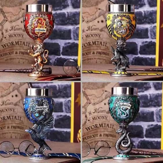 Harry Potter Themed Mug Hogwarts Castle Ornament Creative Pen Holder Stainless Steel Beer Mug Birthday Gift