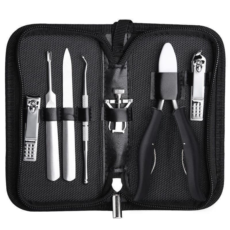 Ingrown Toenail Clipper Set with Eagle Beak Pliers, Double Spring Stainless Steel Pedicure Tool for Toenail Paronychia