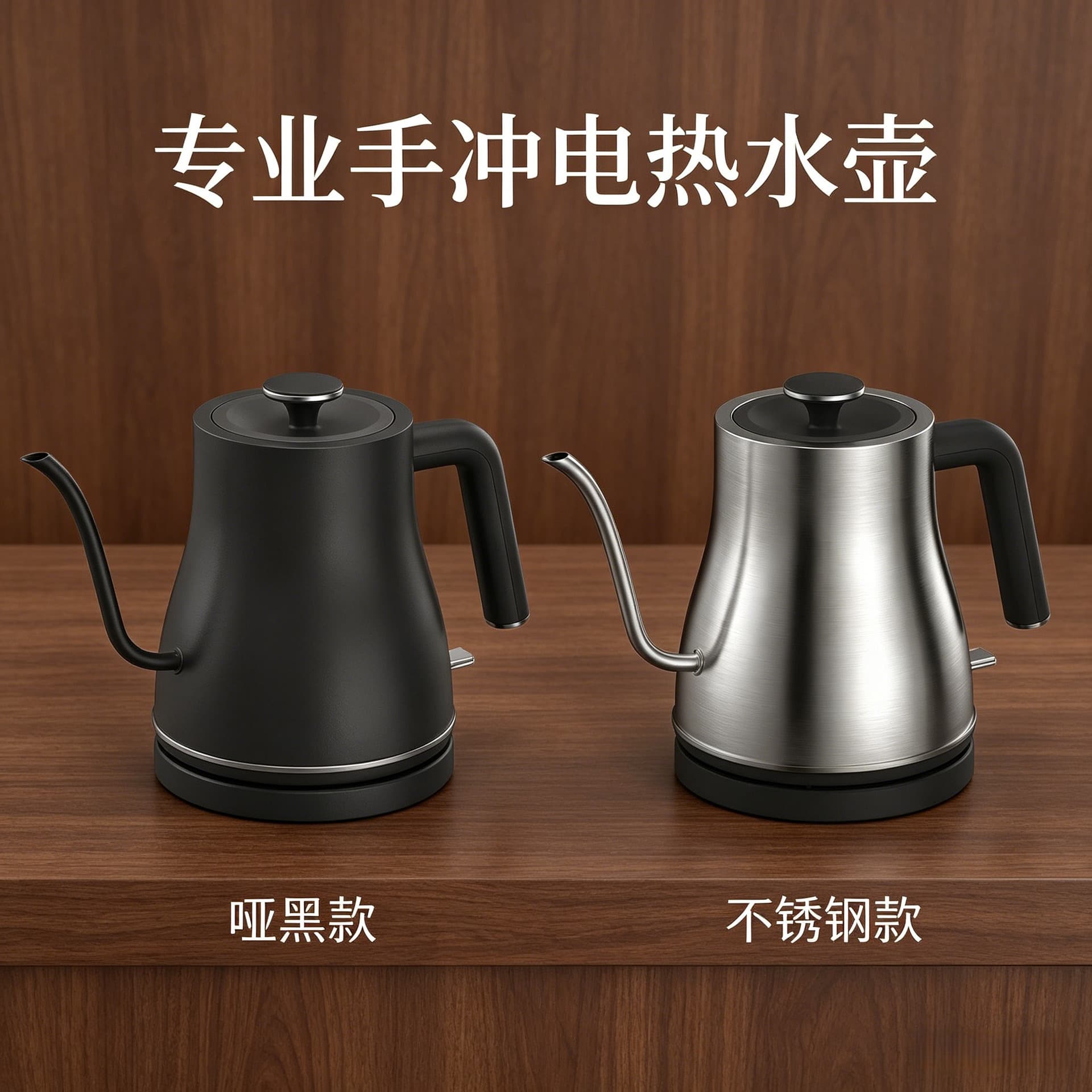 US Standard 304 Stainless Steel Gooseneck Kettle Pour-Over Coffee Pot Tea Electric Kettle Swan Spout Hot Water Kettle