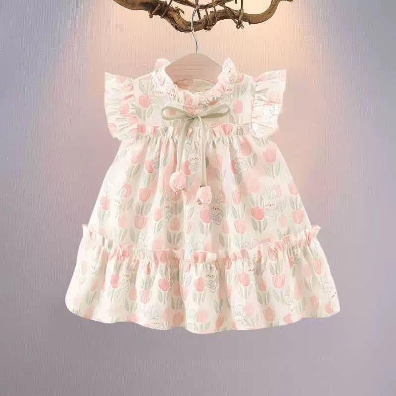 Girls Dress Summer Dress 2026 New Children's Dress Summer Clothes Little Girl Fashionable Princess Dress Trendy Children's Clothing